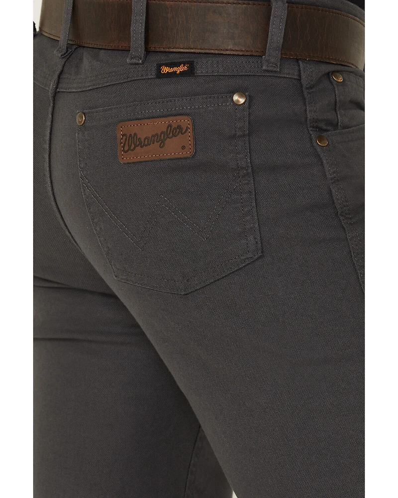 Wrangler Men's Tough Comfort Slim Straight Cowboy Cut Stretch Denim Jeans