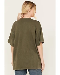 Cleo + Wolf Women's Moonlight Chased Oversized Graphic Tee