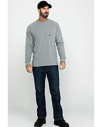 Ariat Men's Gray Rebar Cotton Strong Graphic Long Sleeve Work Shirt - Big & Tall