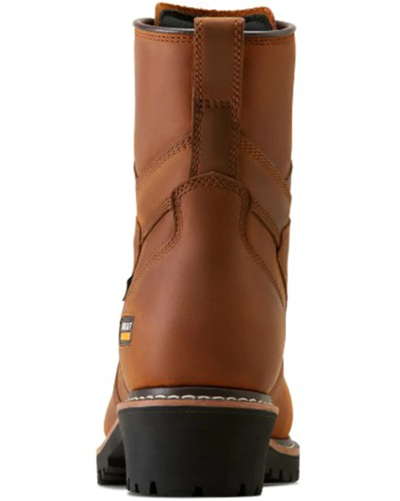 Ariat Men's 8" Logger Shock Shield Waterproof Work Boots - Composite Toe