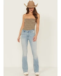 Shyanne Women's Aria Mid Rise Bootcut Super Stretch Denim Jeans
