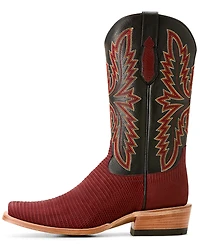 Ariat Men's Futurity Relentless Gold Rush Exotic Lizard Western Boots - Square Toe