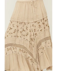 Scully Women's Floral Print Midi Skirt