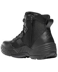 Danner Men's Black Scorch Side Zip 6" Boots - Round Toe