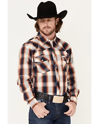 Cowboy Hardware Men's Hombre Large Plaid Pearl Snap Western Shirt