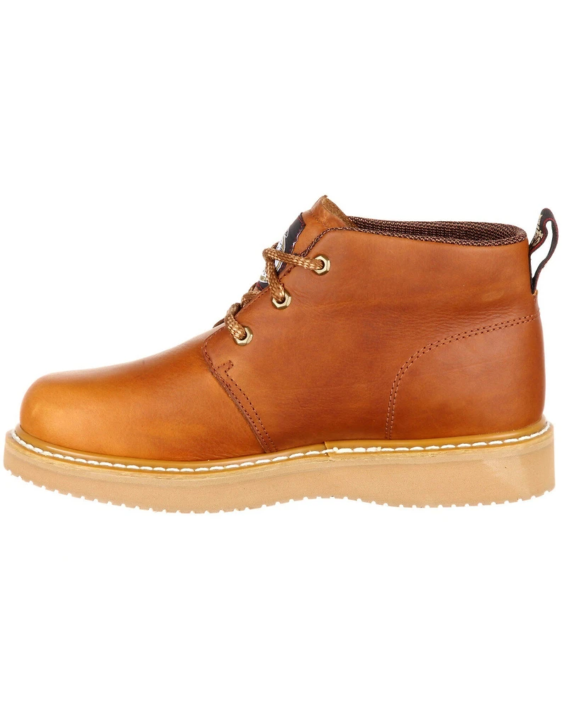 Georgia Boot Men's Wedge Chukka Work Shoes - Composite Toe