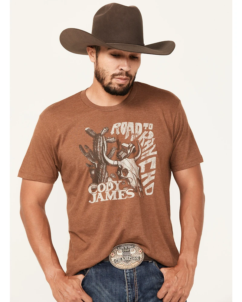 Cody James Men's Road To Rancho Short Sleeve Graphic T-Shirt