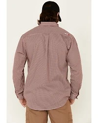 Ariat Men's FR Plaid Print Long Sleeve Work Shirt - Big & Tall