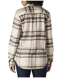 Carhartt Women's TENCEL™ Fiber Series Relaxed Fit Plaid Print Long Sleeve Flannel Shirt