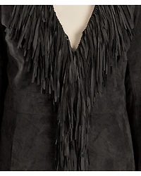 Scully Women's Suede Fringe Maxi Coat