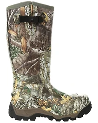 Rocky Men's Camo Rubber Snake Boots - Round Toe