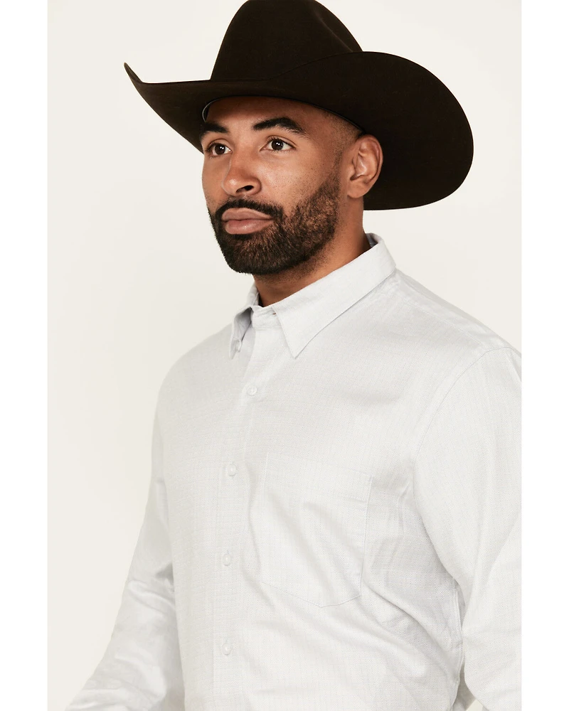 Wrangler X Cody Johnson Men's Checkered Print Long Sleeve Button-Down Western Shirt