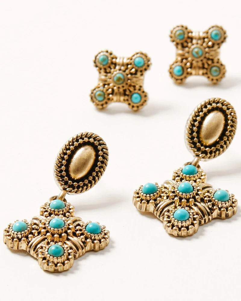 Shyanne Women's Summer Solstice Southwestern Charm Earring Set - 5 Piece