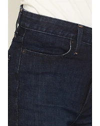 Kimes Ranch Women's Dark Wash High Rise Olivia Wide Leg Stretch Denim Jeans