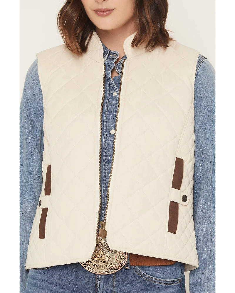 Outback Trading Co Women's Quilted Riding Vest