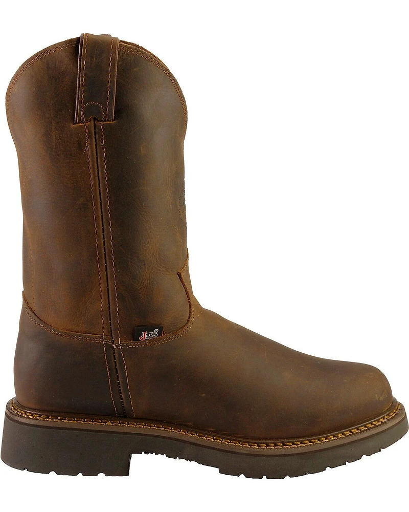 Justin Men's J-Max Balusters Electrical Hazard Pull-On Work Boots - Soft Toe