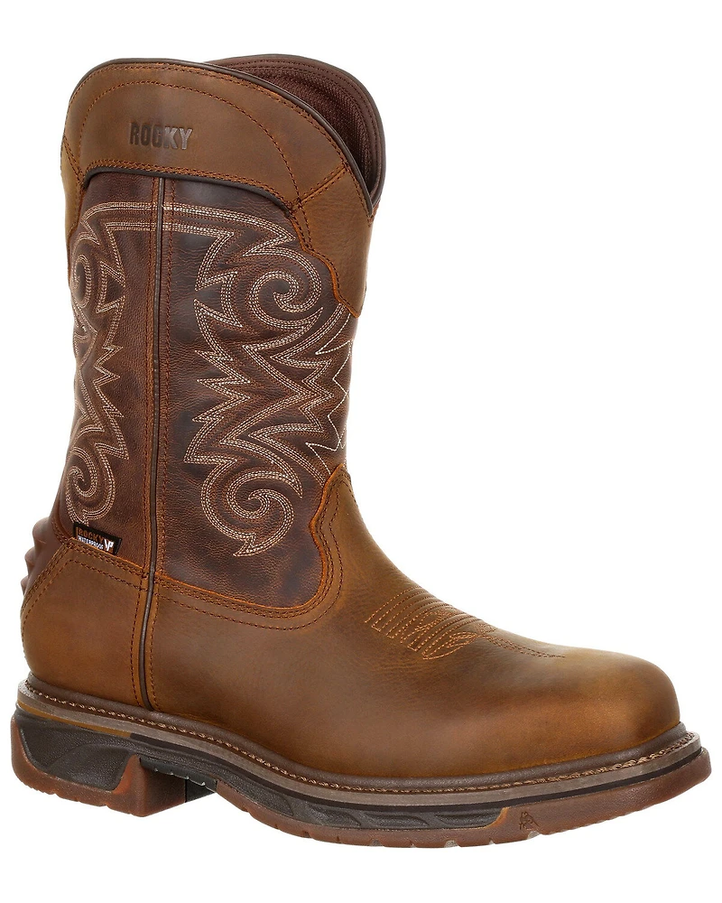 Rocky Men's Iron Skull Waterproof Western Boots - Composite Toe