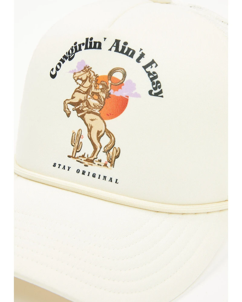 Shyanne Women's Cowgirlin' Ain't Easy Ball Cap