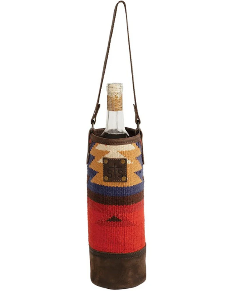 STS Ranchwear by Carroll Crimson Sun Singe Wine Bag