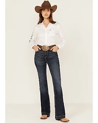 Ariat Women's Kimber Dark Wash High Rise Slim Trouser Stretch Denim Jeans