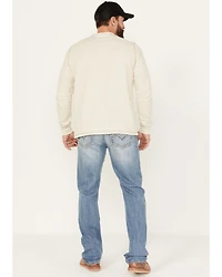 Moonshine Spirit Men's Fire Water Wash Decker Slim Straight Stretch Denim Jeans
