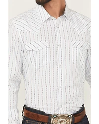 Cody James Men's Wild West Striped Long Sleeve Snap Western Shirt