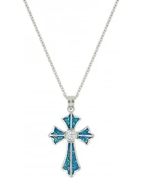 Montana Silversmiths Women's River of Lights Cross Necklace