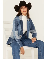 Wrangler x Lainey Wilson Women's Patchwork Denim Blazer