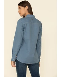Carhartt Women's FR Force Lightweight Button Front Long Sleeve Shirt