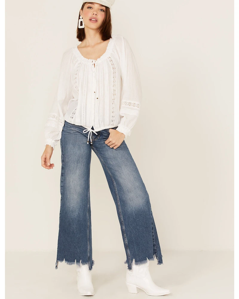 Revel Women's Crochet Blouse