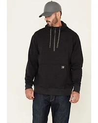 Ariat Men's Charcoal Rebar Workman 1/4 Zip Front Work Hooded Pullover
