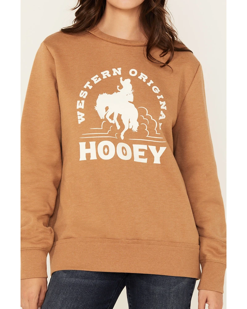 Hooey Women's Boot Barn Exclusive Bronco Graphic Crewneck Sweatshirt