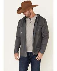 United By Blue Men's Flannel Lined Hooded Anchor Chore Coat