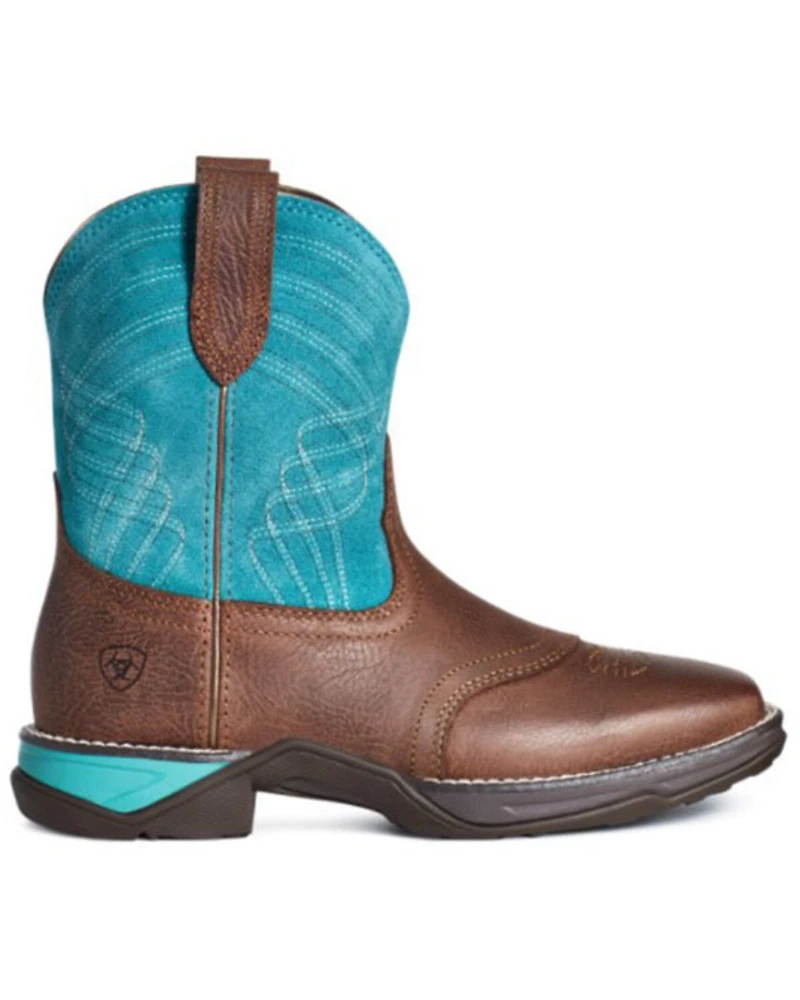Ariat Women's Anthem Shortie Performance Western Boots - Square Toe