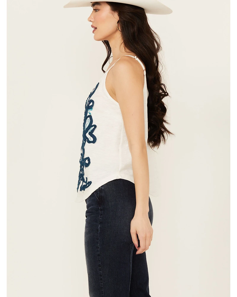 Shyanne Women's Floral Embroidered Tank