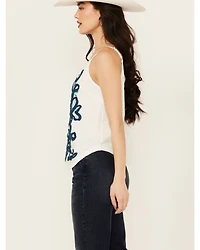 Shyanne Women's Floral Embroidered Tank
