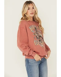 Rock & Roll Denim Women's Ride Em Cowboy Graphic Crewneck