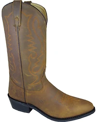 Smoky Mountain Men's Distressed Denver Western Boots - Round Toe