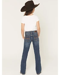 Rock & Roll Denim Girls' Medium Wash Boot Stitch Bootcut Jeans