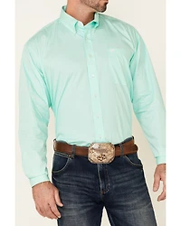 C‌inch Men's Solid Long Sleeve Button-Down Western Shirt