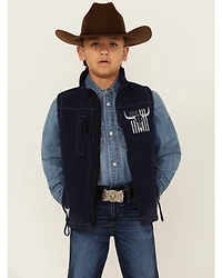 Cowboy Hardware Boys' Skull Flag Vest