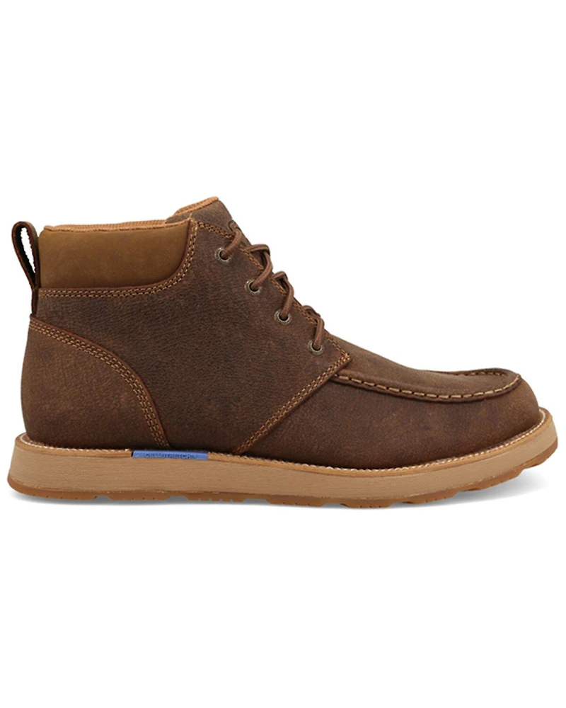 Twisted X Men's 6" CellStretch® Wedge Sole Casual Boots - Moc Toe