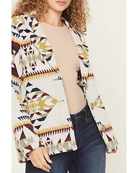 Cotton & Rye Women's Boot Barn Exclusive Southwestern Print Blazer