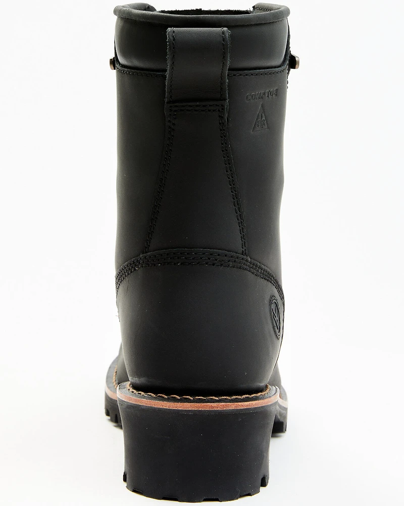 Hawx Men's 8" Logger Work Boots - Composite Toe
