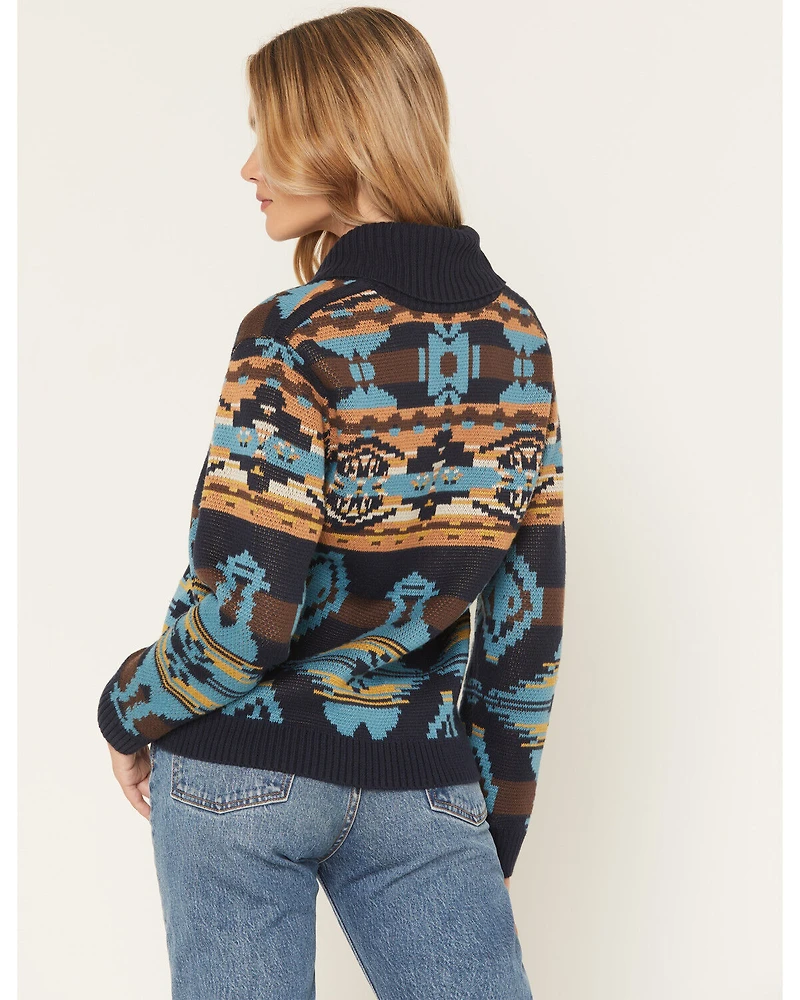 Shyanne Women's Southwestern Print Knit Sweater