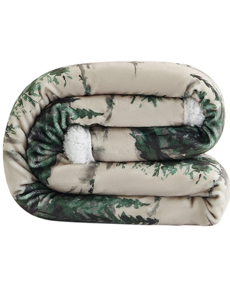 HiEnd Accents Joshua Campfire Sherpa Throw
