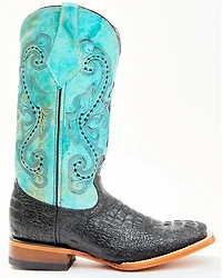 Ferrini Women's Caiman Tail Print Western Boots