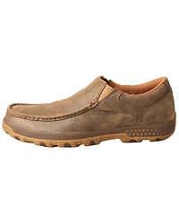 Twisted X Men's CellStretch Slip-On Driving Shoes - Moc Toe