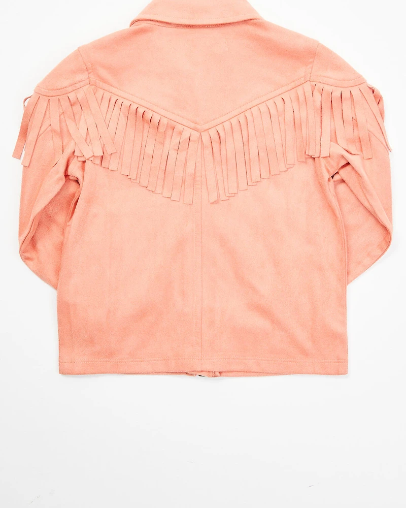 Shyanne Toddler Girls' Juniper Fringe Zip-Up Jacket