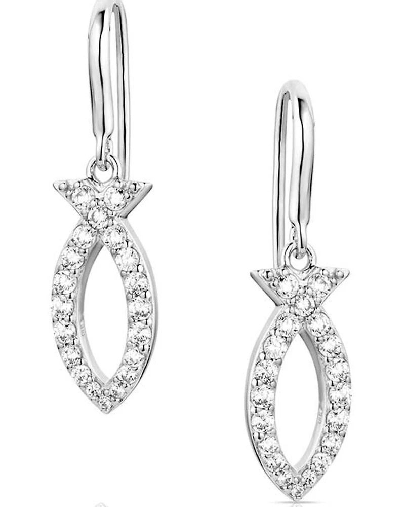 Montana Silversmiths Women's Graceful Waters Earrings